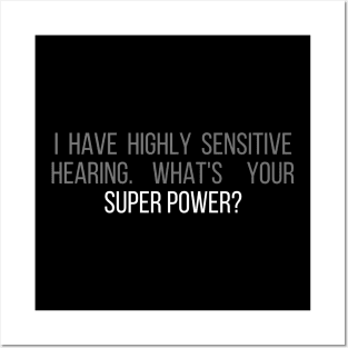 Highly Sensitive Hearing Posters and Art